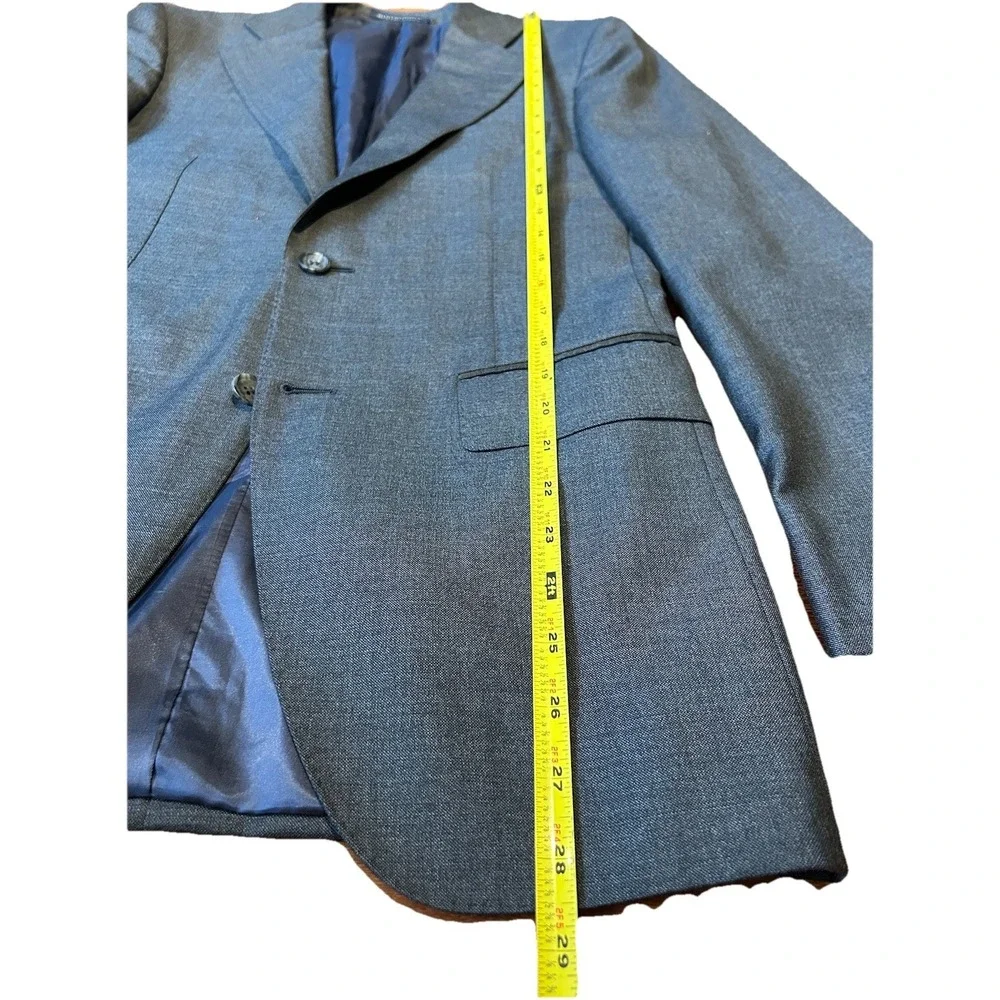 SUITSUPPLY Lazio Gray Sports Coat 34R Super‎ 110s Wool Slim Fit Blazer Jacket